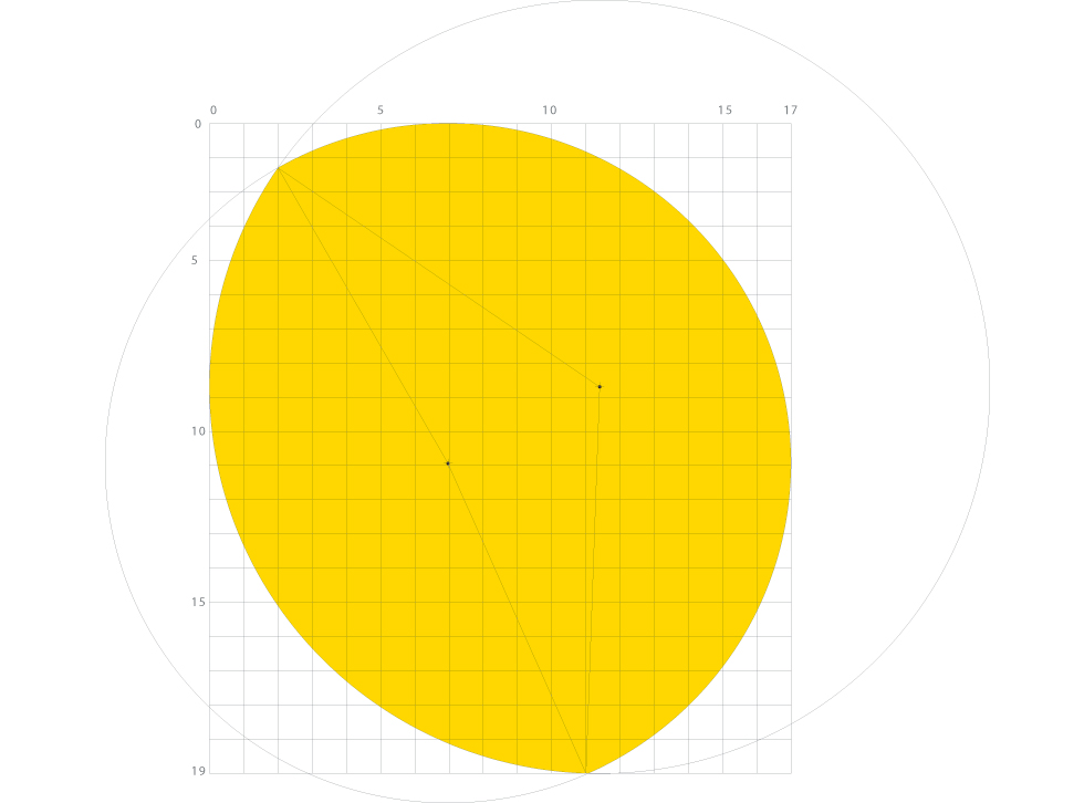 Basic Design Symbol Mark Construction シンボルマーク再生作図