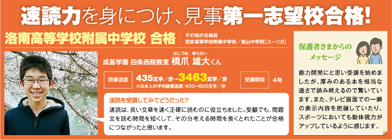 速読インタビュー