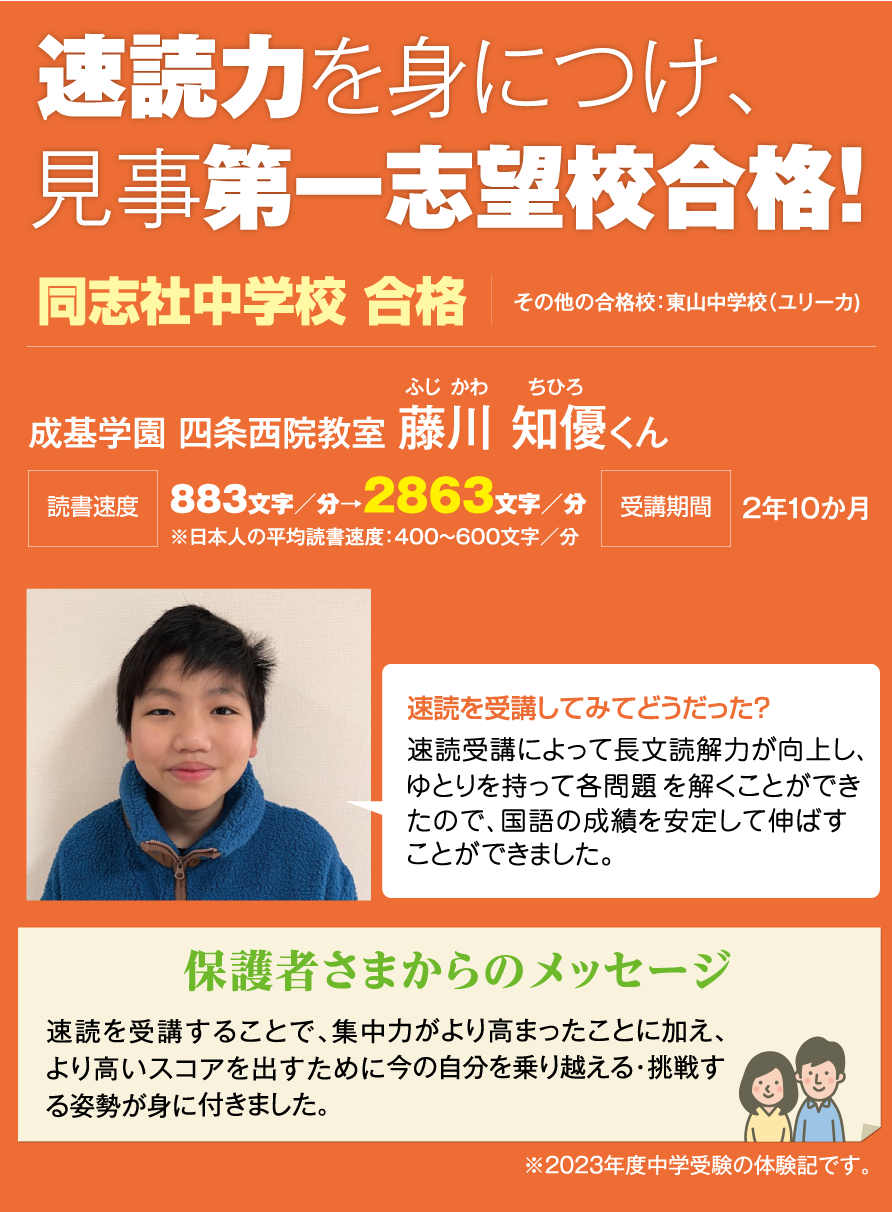 速読インタビュー