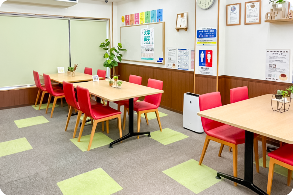 ゴールフリーLab白梅町教室内観